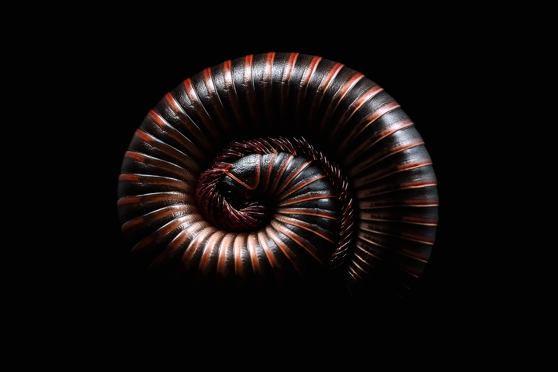 American giant millipede wildlife photography photograph by Kevin Blackwell