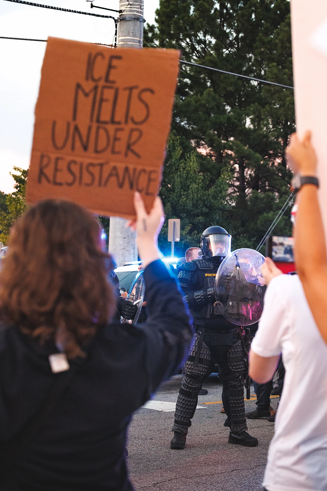 Atlanta ICE protest 2026 photograph by Kevin Blackwell (15 of 20)
