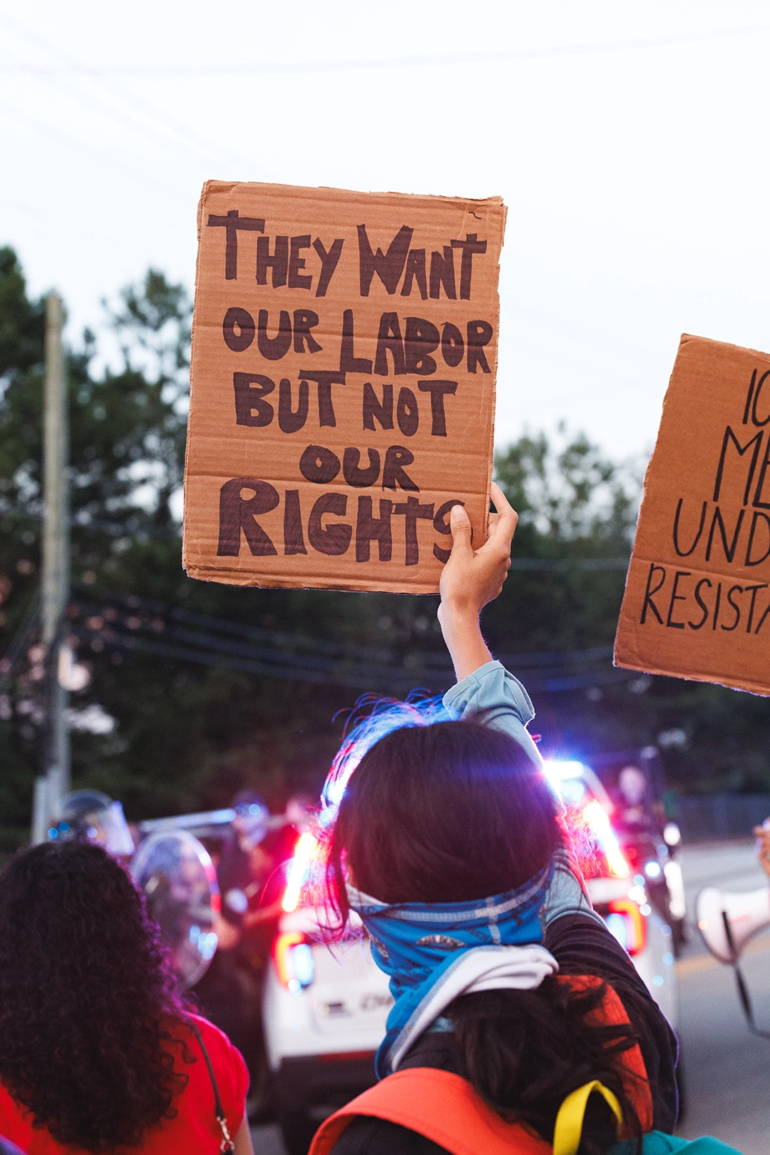 Atlanta ICE protest 2026 photograph by Kevin Blackwell (14 of 20)