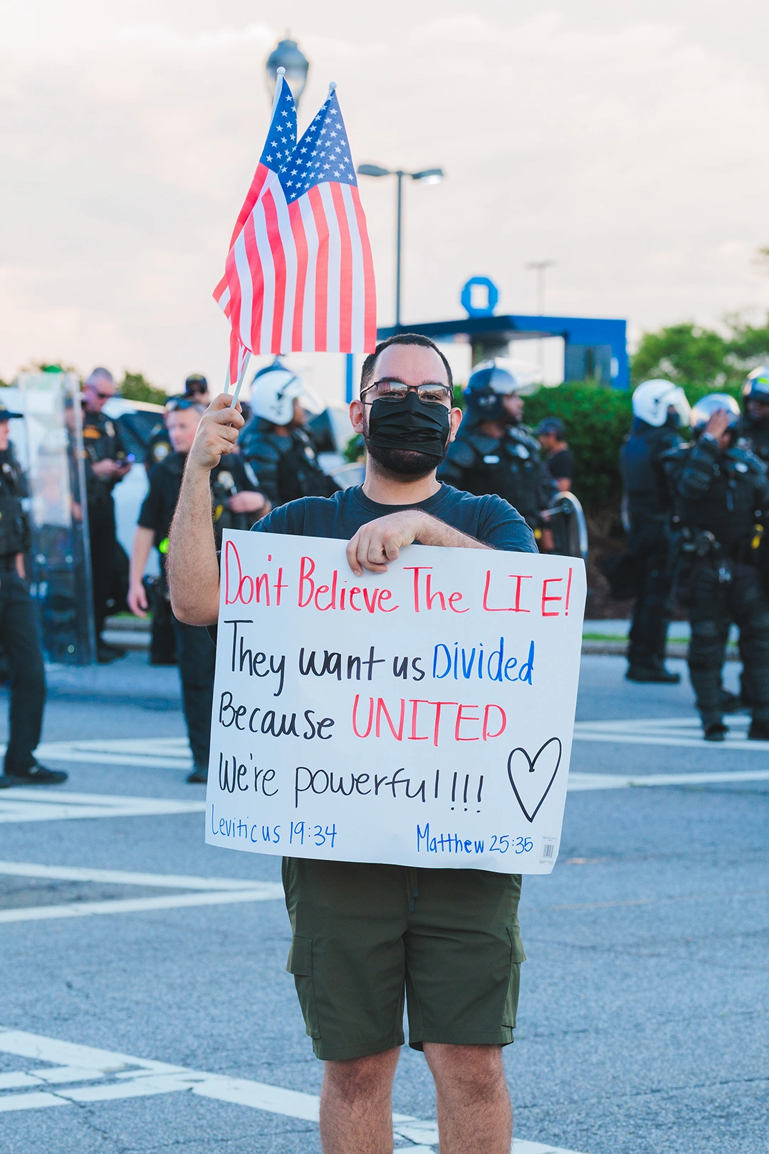 Atlanta ICE protest 2026 photograph by Kevin Blackwell (2 of 20)