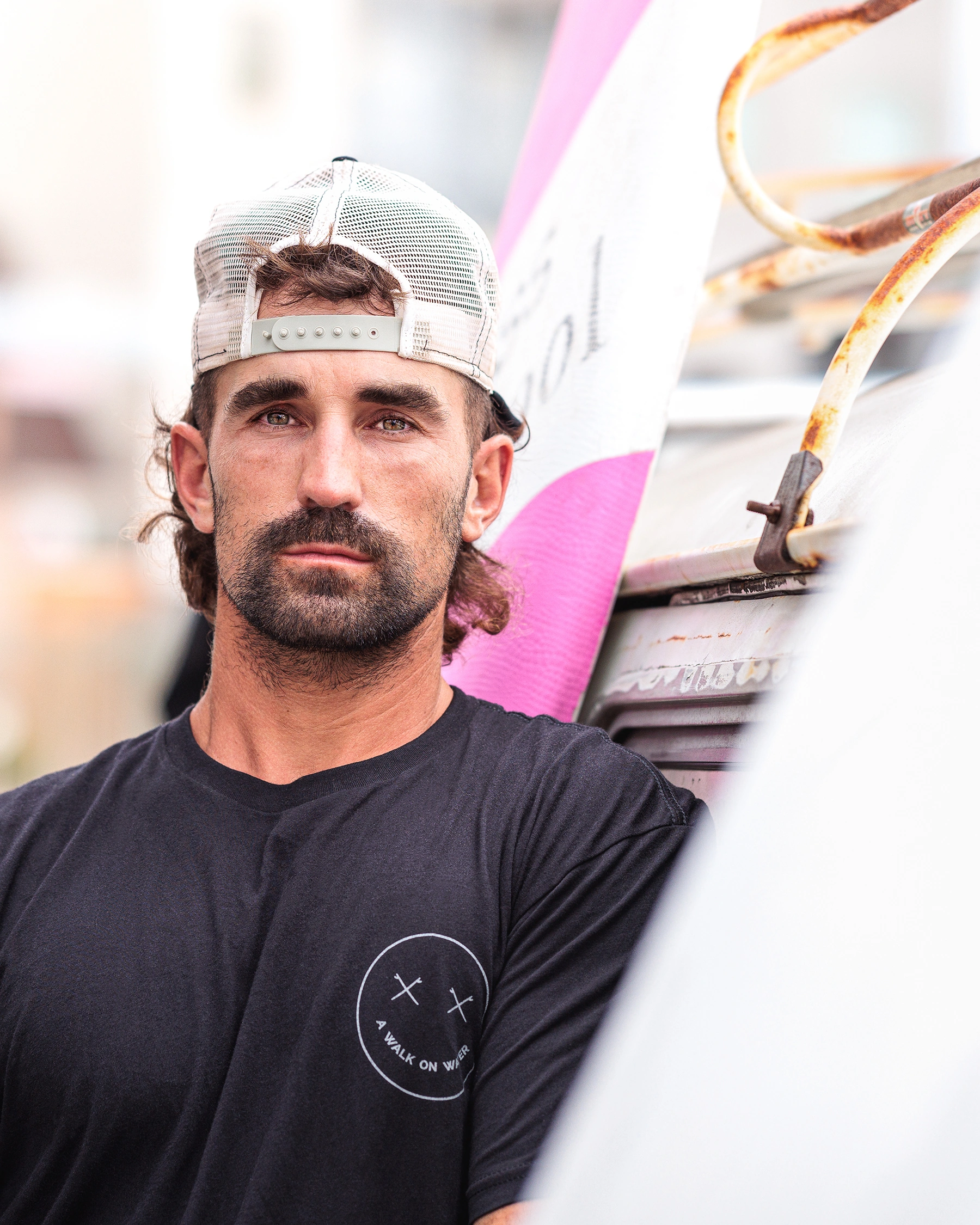 Badass Surf School Jake McNulty portrait photography photograph by Kevin Blackwell