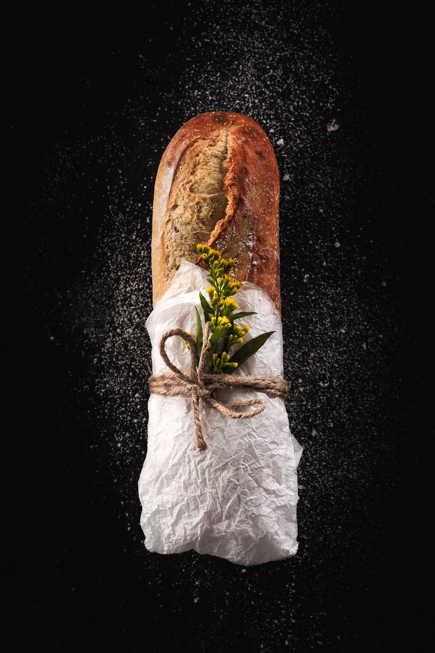 bread food product photography photograph by Kevin Blackwell