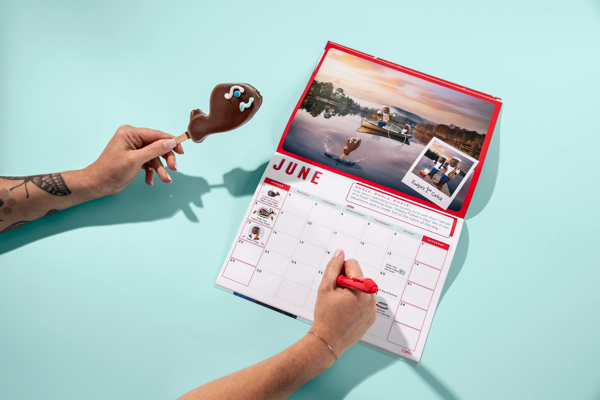 carvel fudgie calendar social 2 photograph by Kevin Blackwell