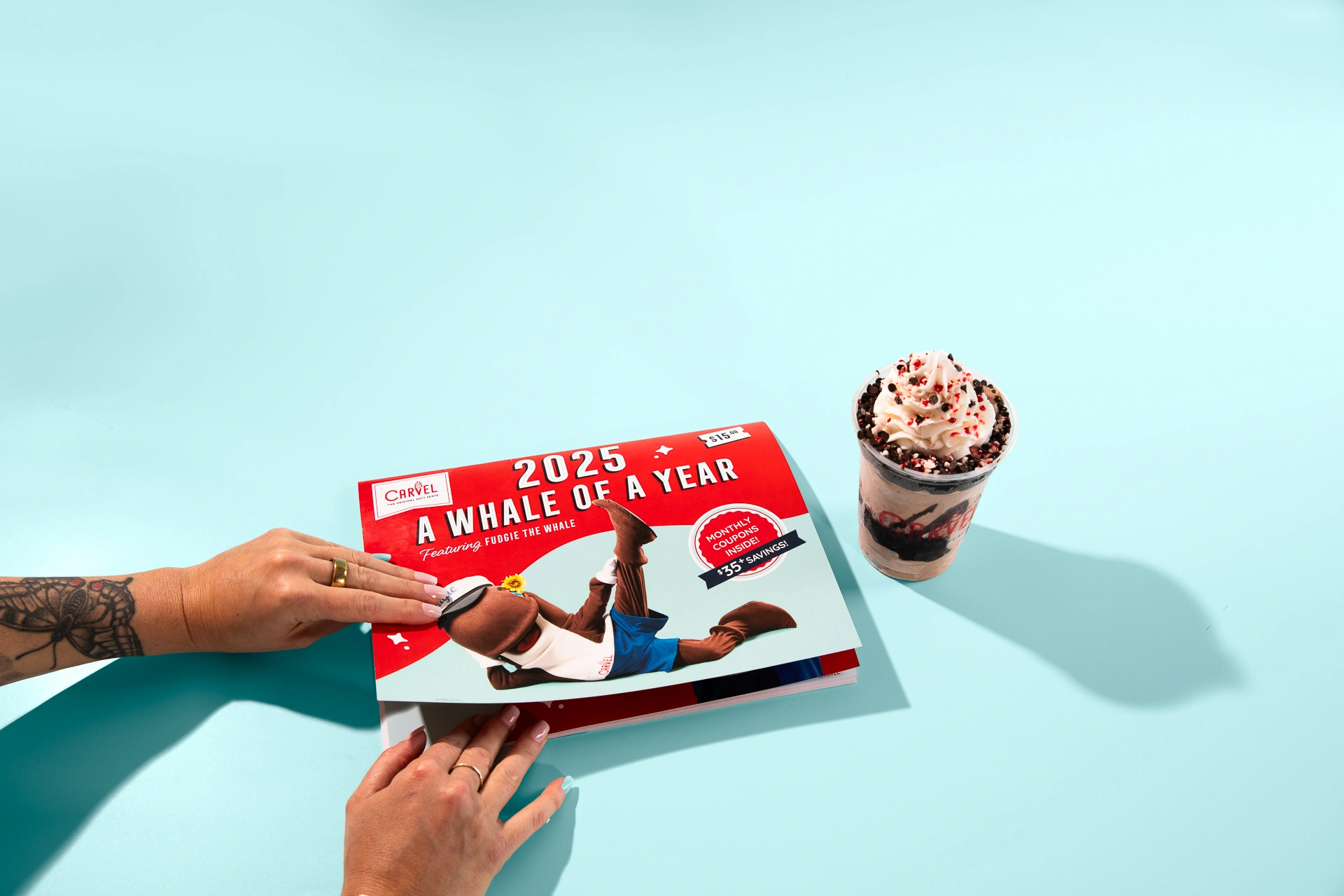 carvel fudgie calendar social 5 photograph by Kevin Blackwell