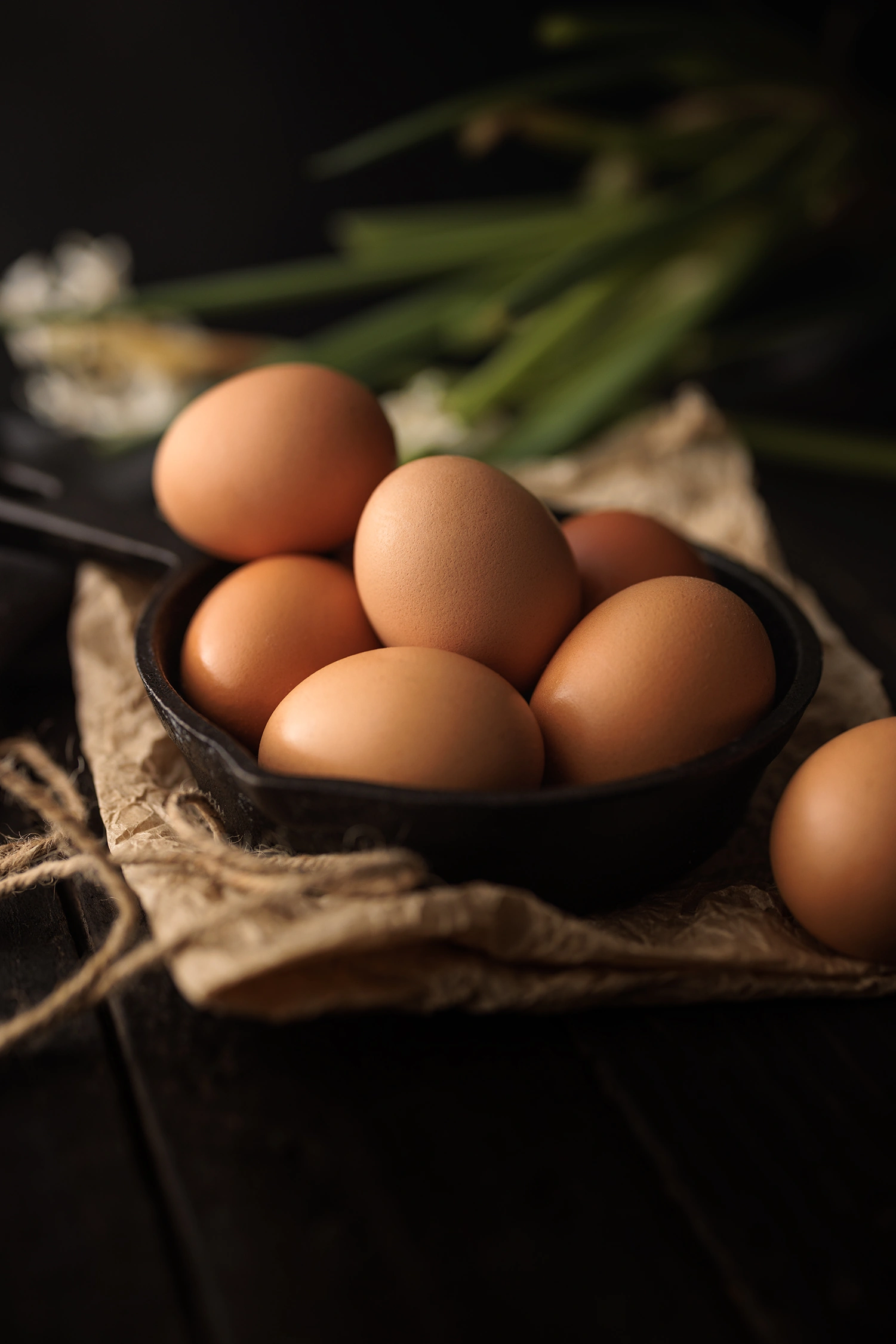 eggs food product photography photograph by Kevin Blackwell