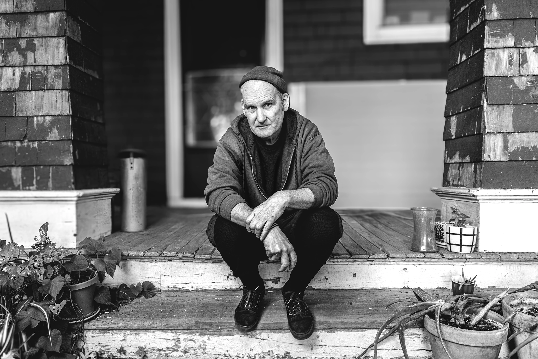 Ian MacKaye Dischord Steps photograph by Kevin Blackwell