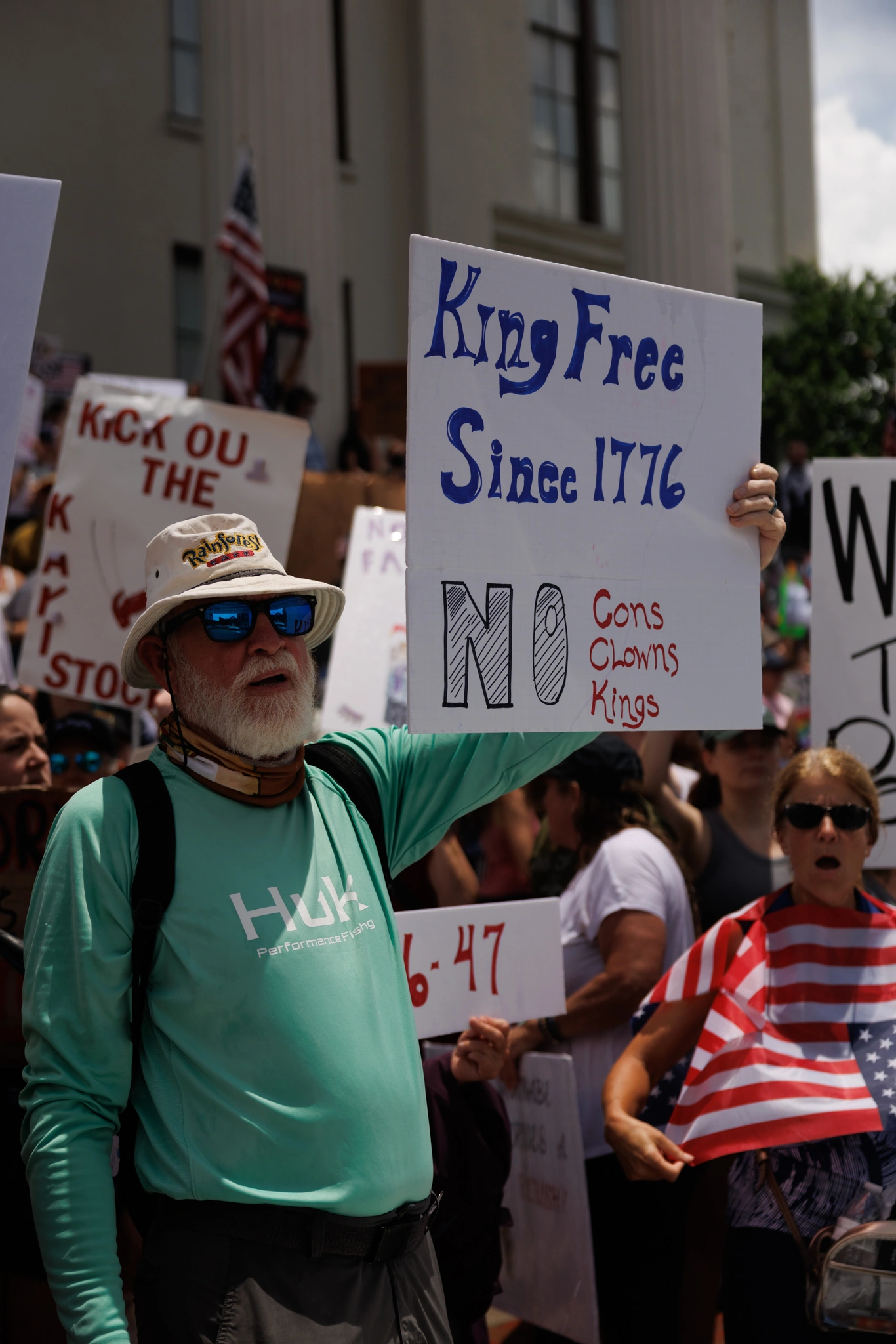 No Kings Protest photograph by Kevin Blackwell (42 of 50)