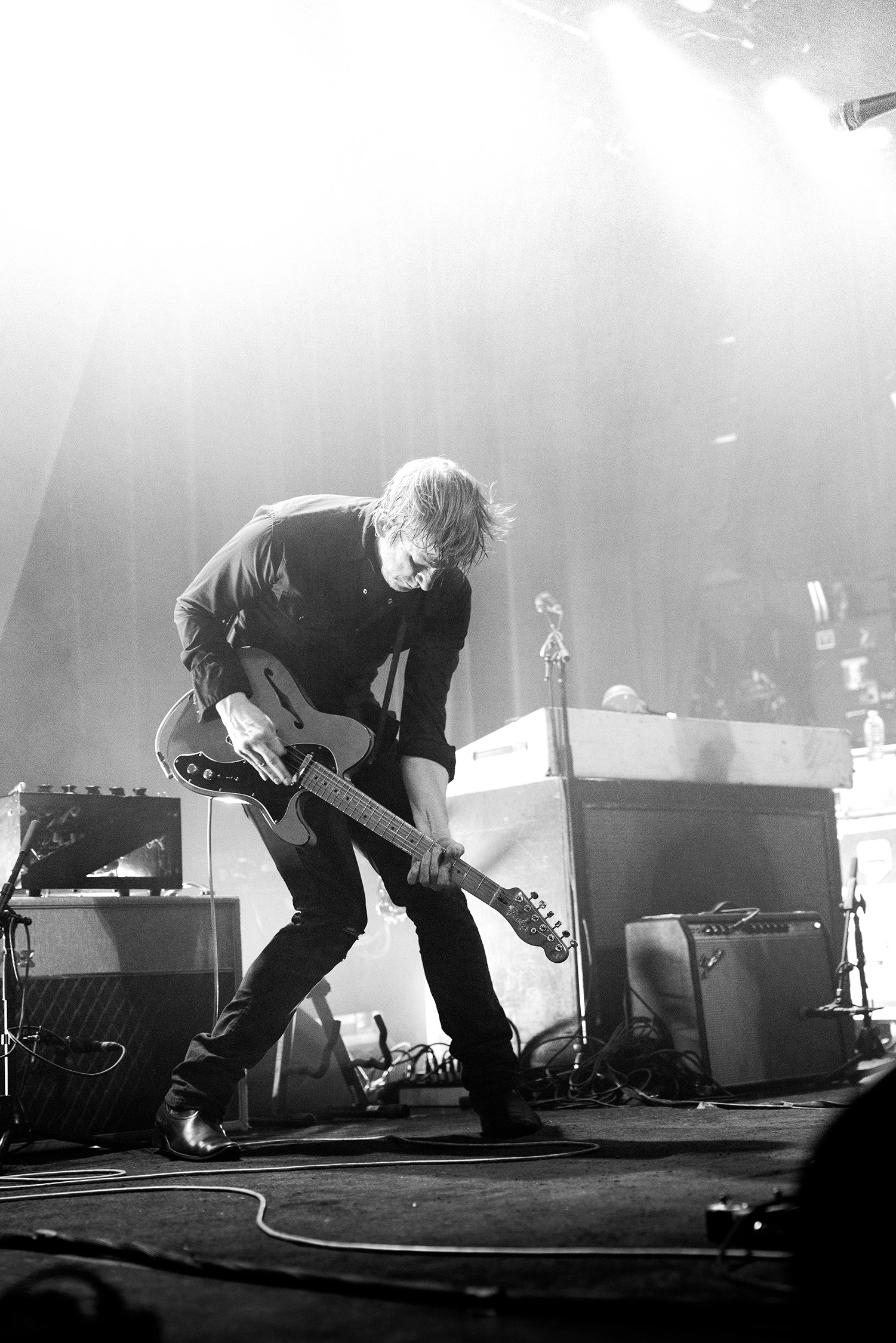 Spoon Britt Daniels Metro Portrait Photography 7 photograph by Kevin Blackwell