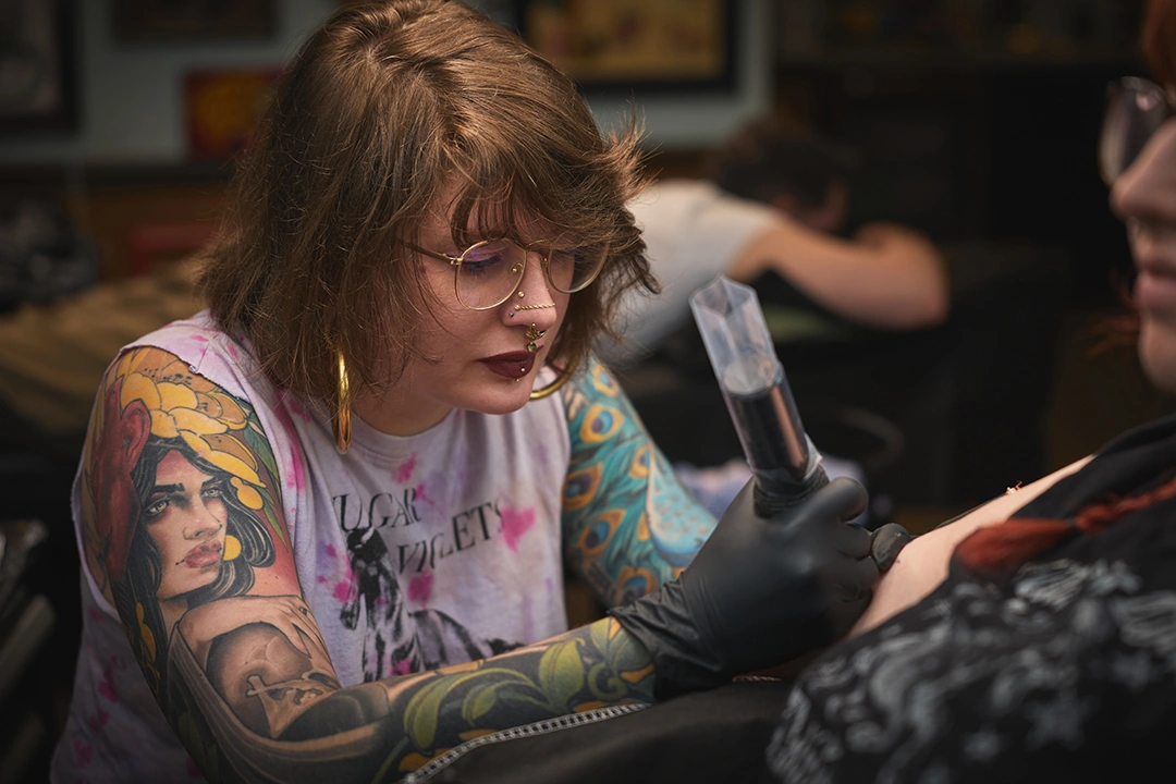 Ink & Dagger Tattoo photograph by Kevin Blackwell (12 of 25)